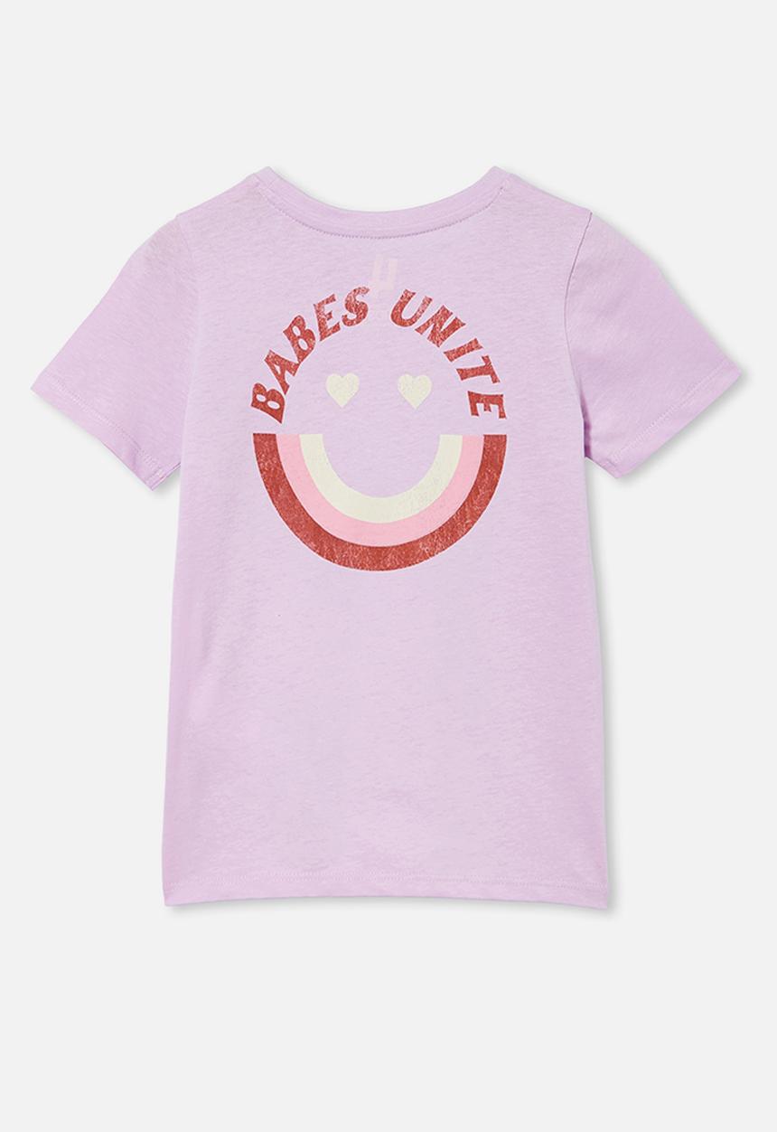 Cotton On - Penelope short sleeve tee - pale violet