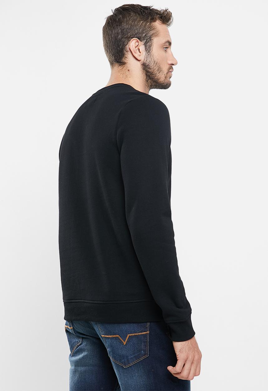 GUESS - Long sleeve guess core sweater - black