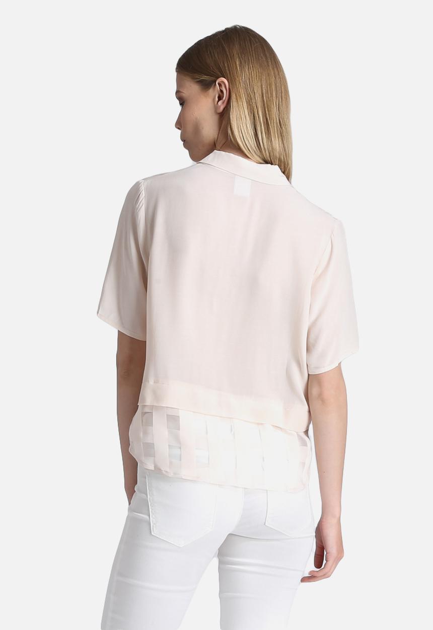 Vero Moda - Check Panel Blouse
