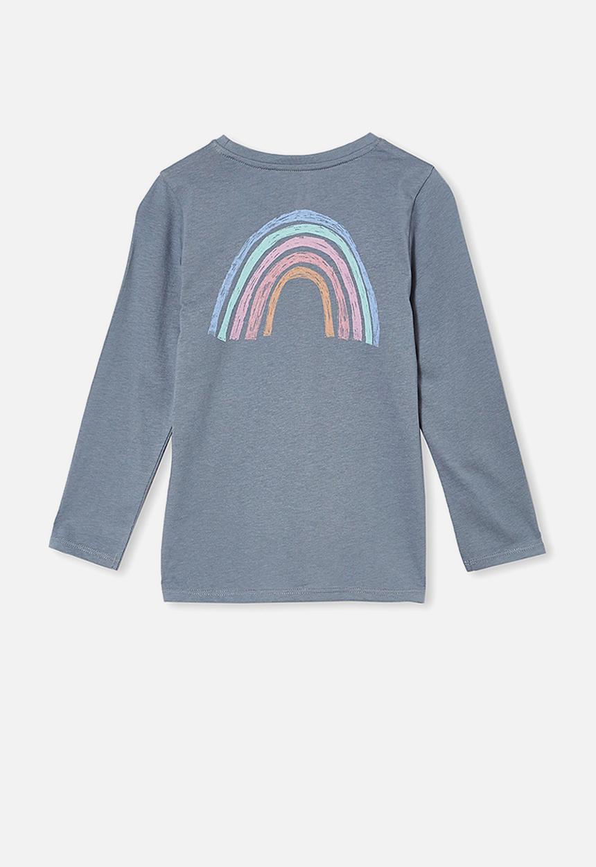 Cotton On - Penelope long sleeve tee - steel
