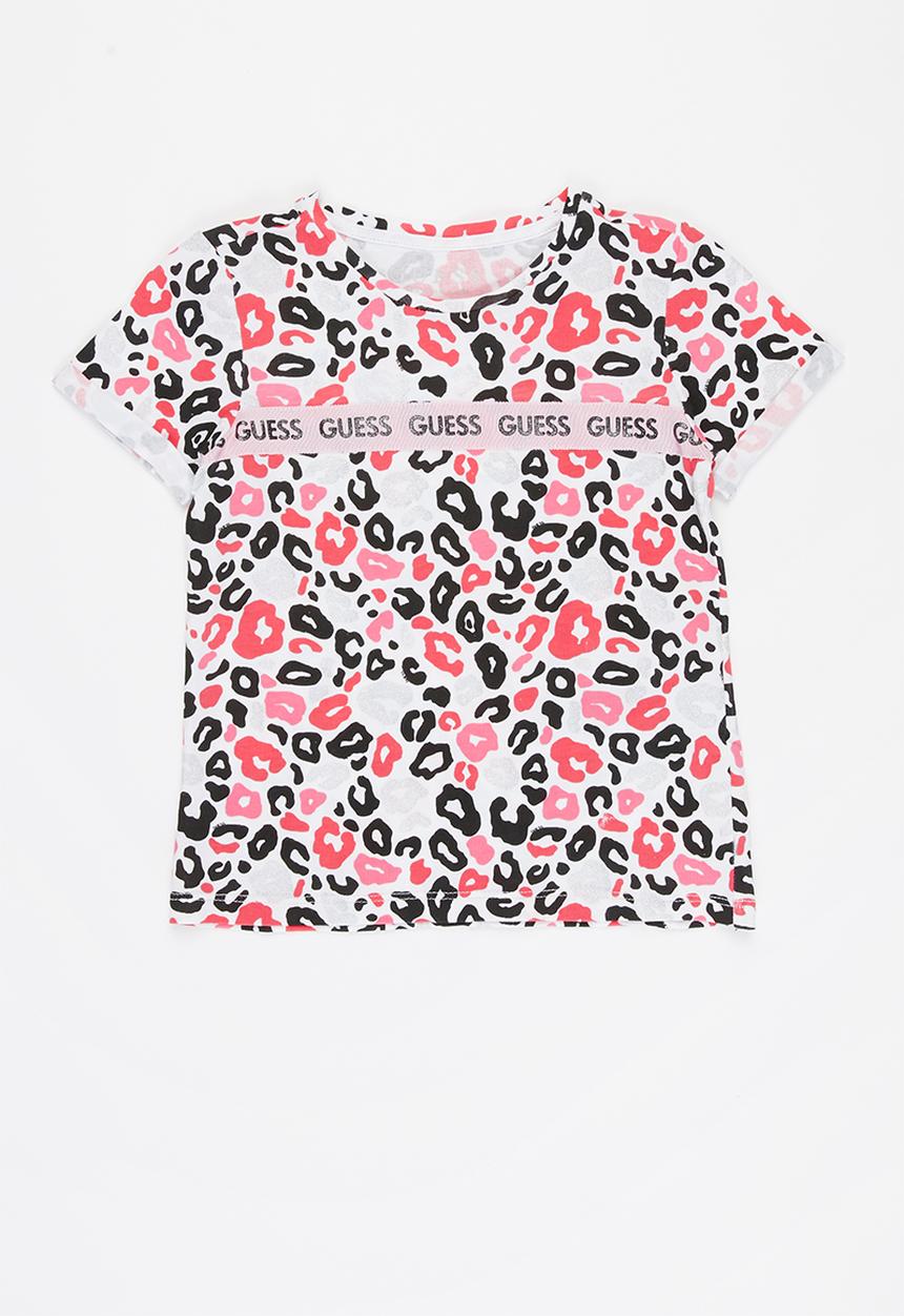 GUESS - Girls roll up sleeve tee - multi