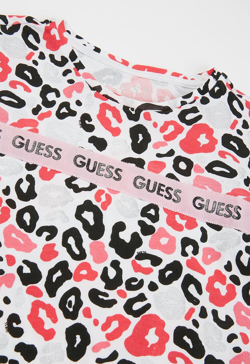 GUESS - Girls roll up sleeve tee - multi