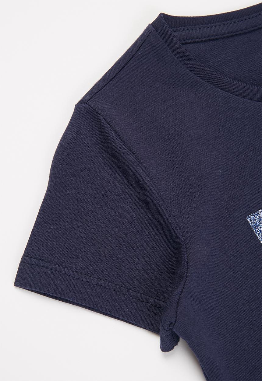 GUESS - Girls tam glitter tee - blue