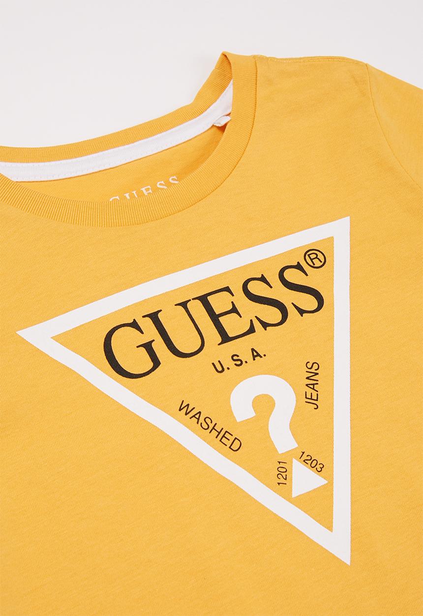 GUESS - Guess triangle tee - sunny yellow
