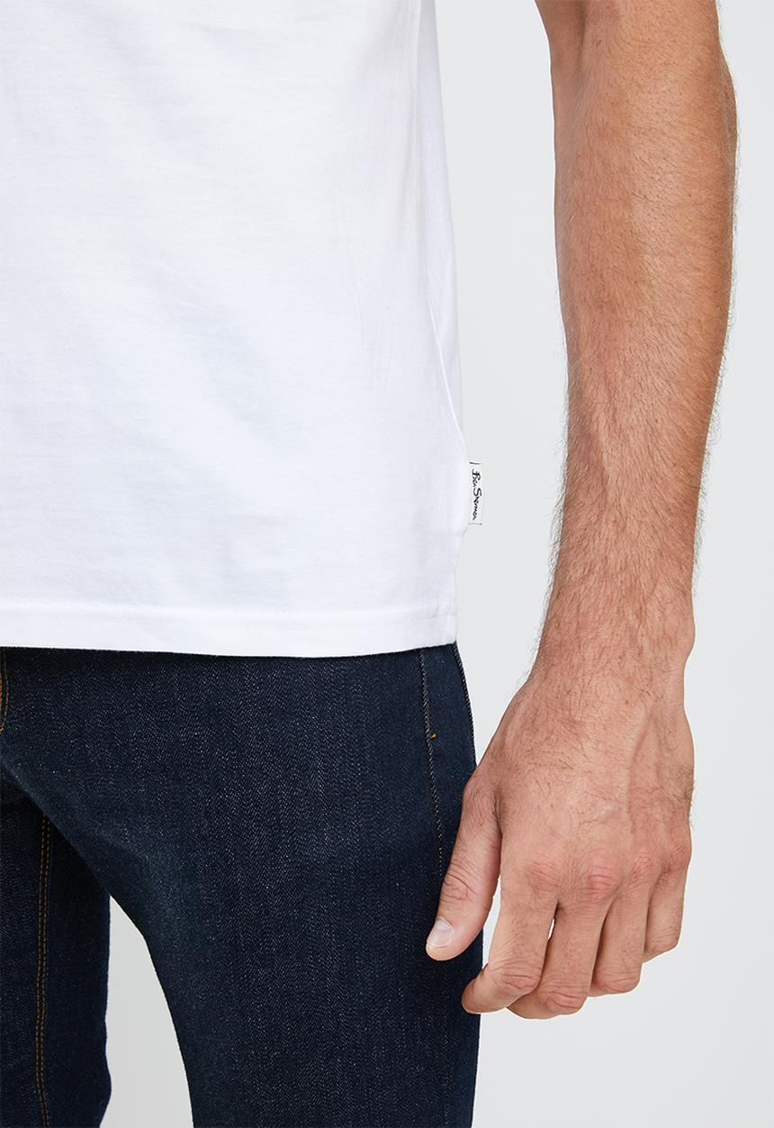 Ben Sherman - Helmets tee - white