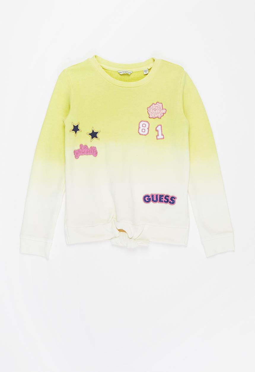 GUESS - Girls knot active top - yellow