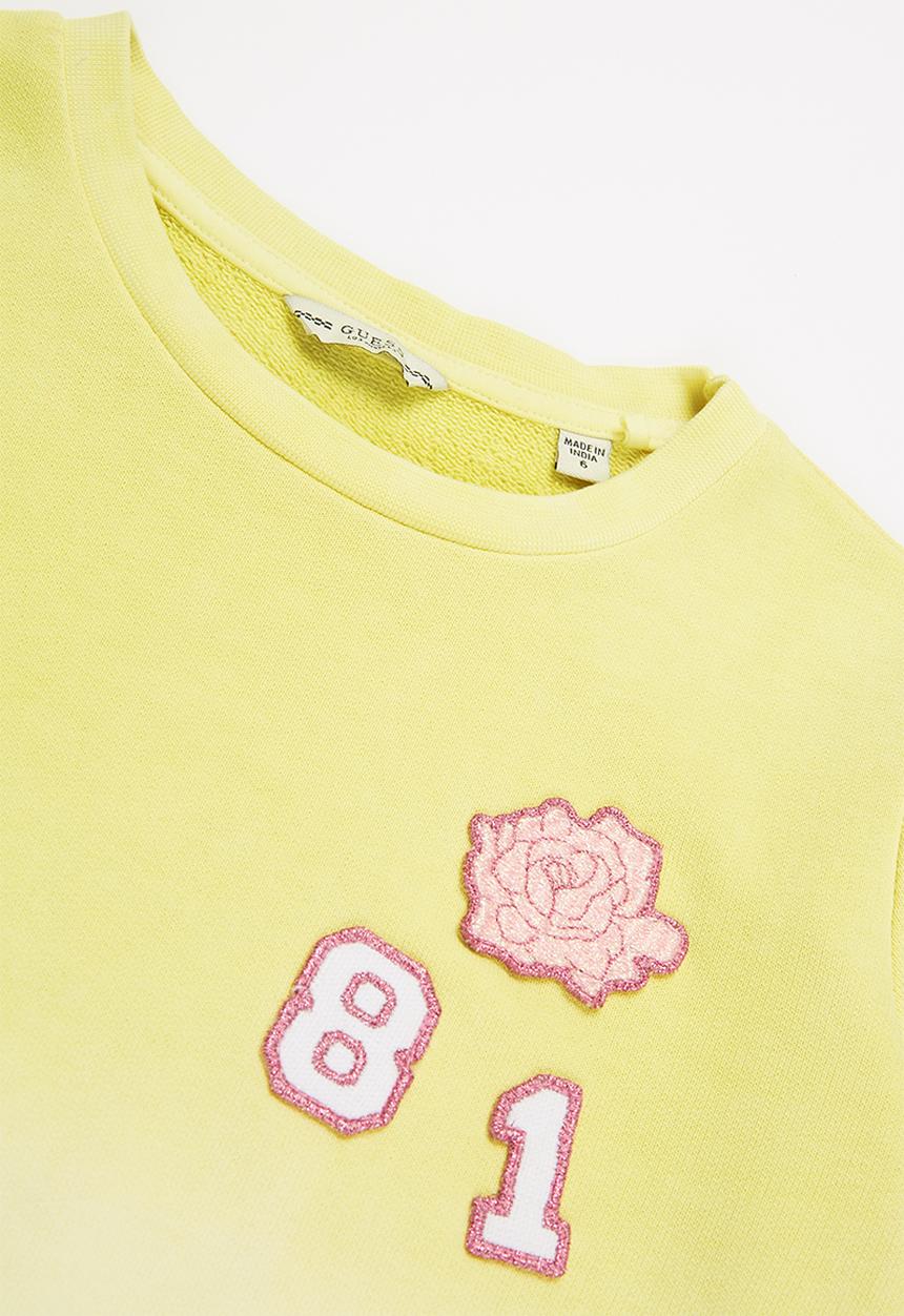 GUESS - Girls knot active top - yellow