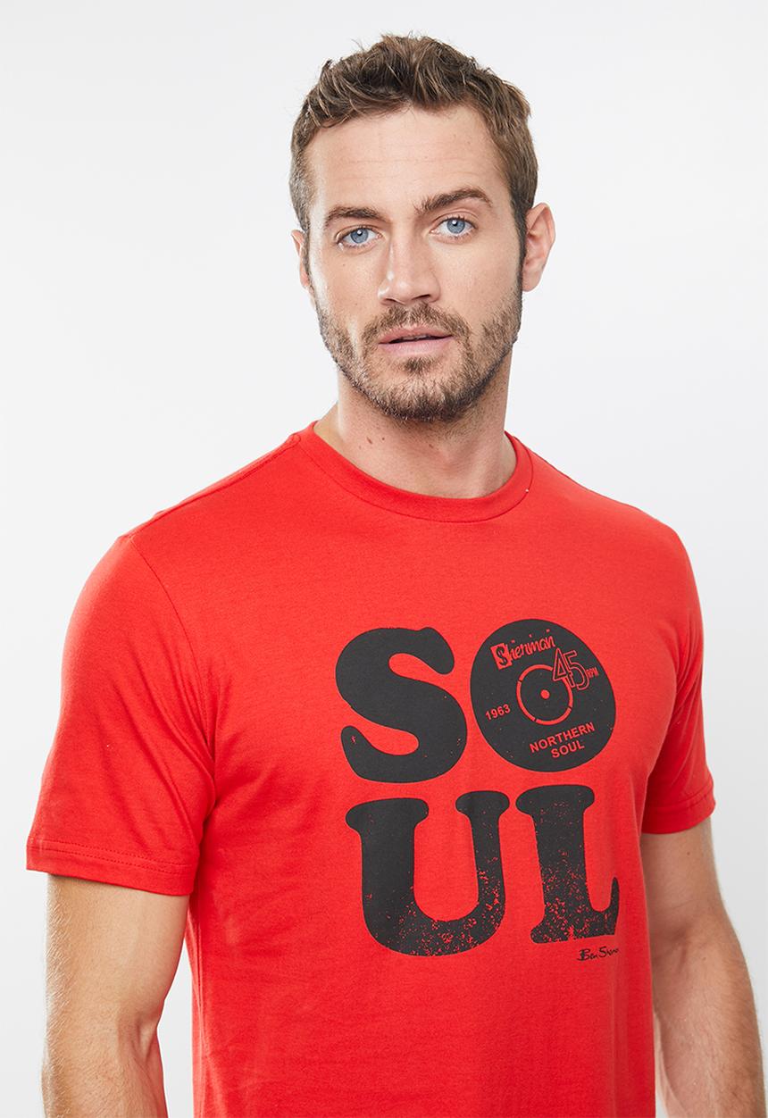 Ben Sherman - Soul tee - red