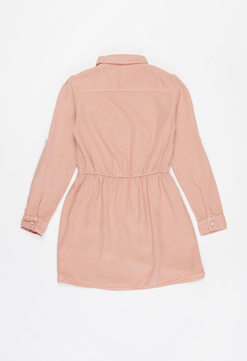GUESS - Girls lycon adjustable dress - pink