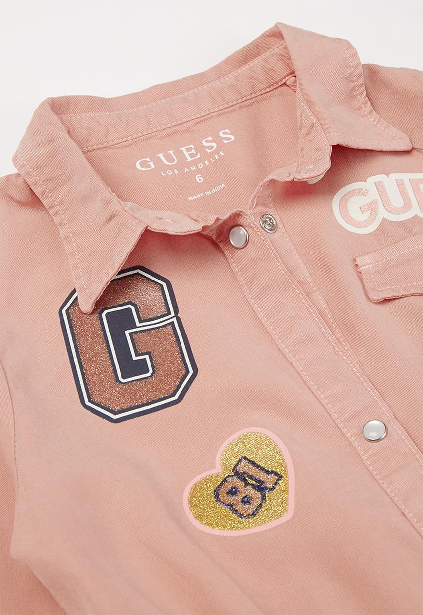GUESS - Girls lycon adjustable dress - pink