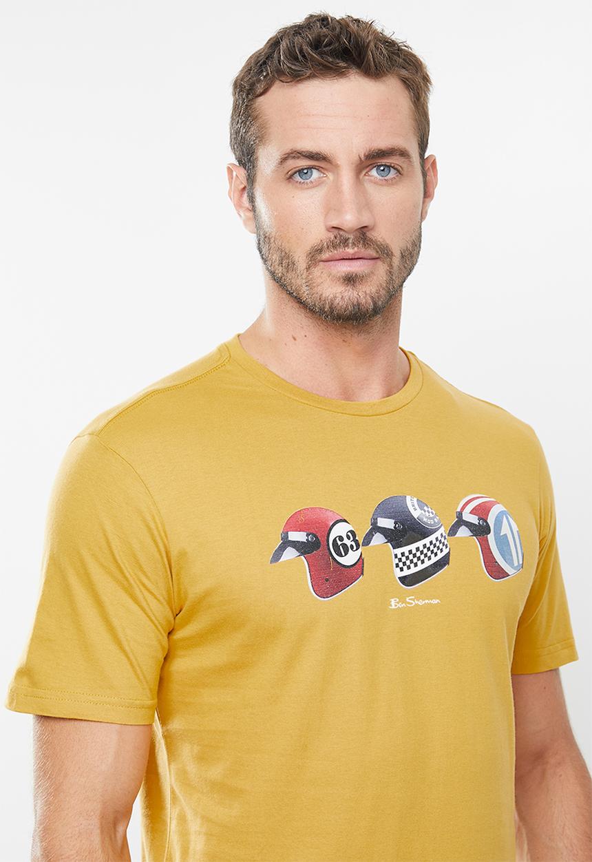 Ben Sherman - Helmets tee - mustard