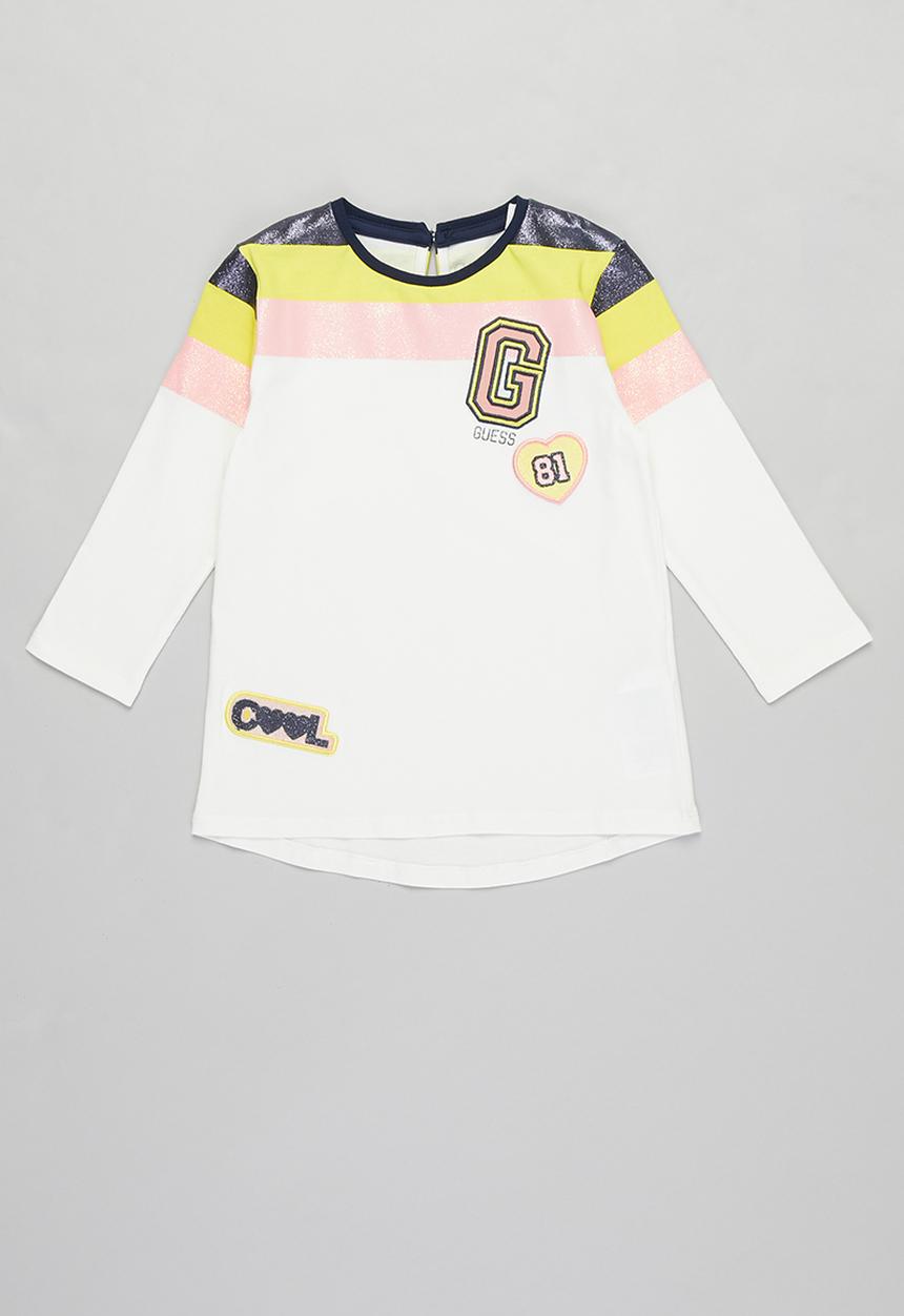 GUESS - Girls guess long sleeve tee - white