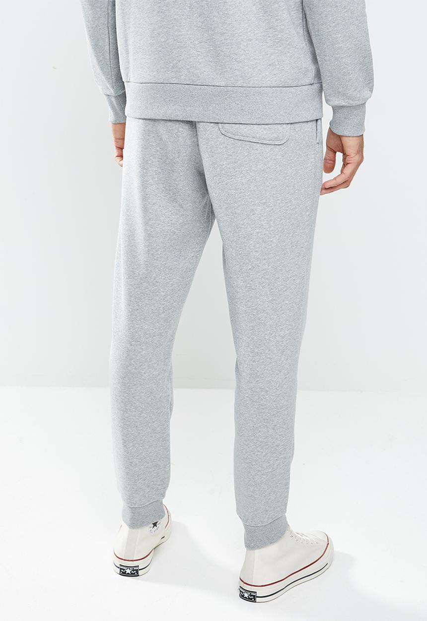 Converse - Converse embroidered star chevron fleece sweatpant - grey