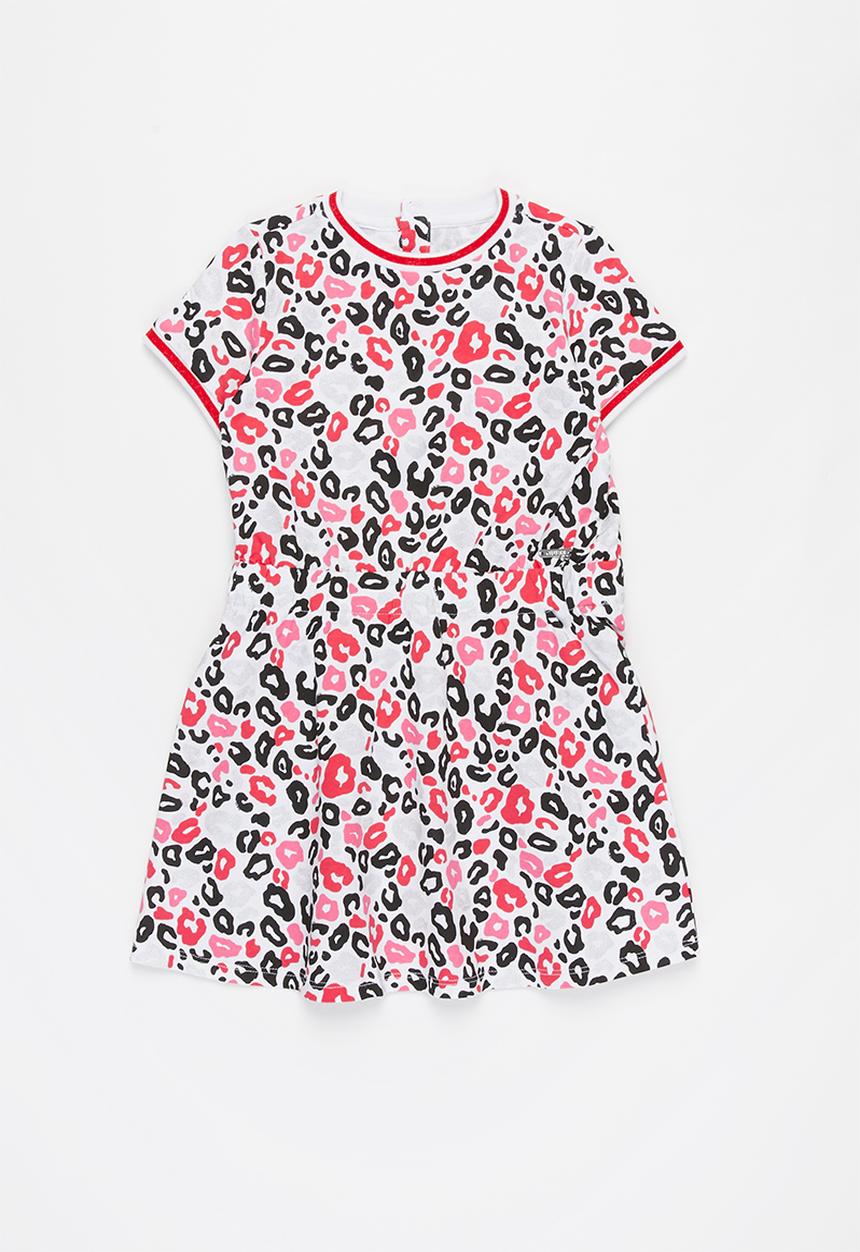 GUESS - Girls light fleece dress - multi