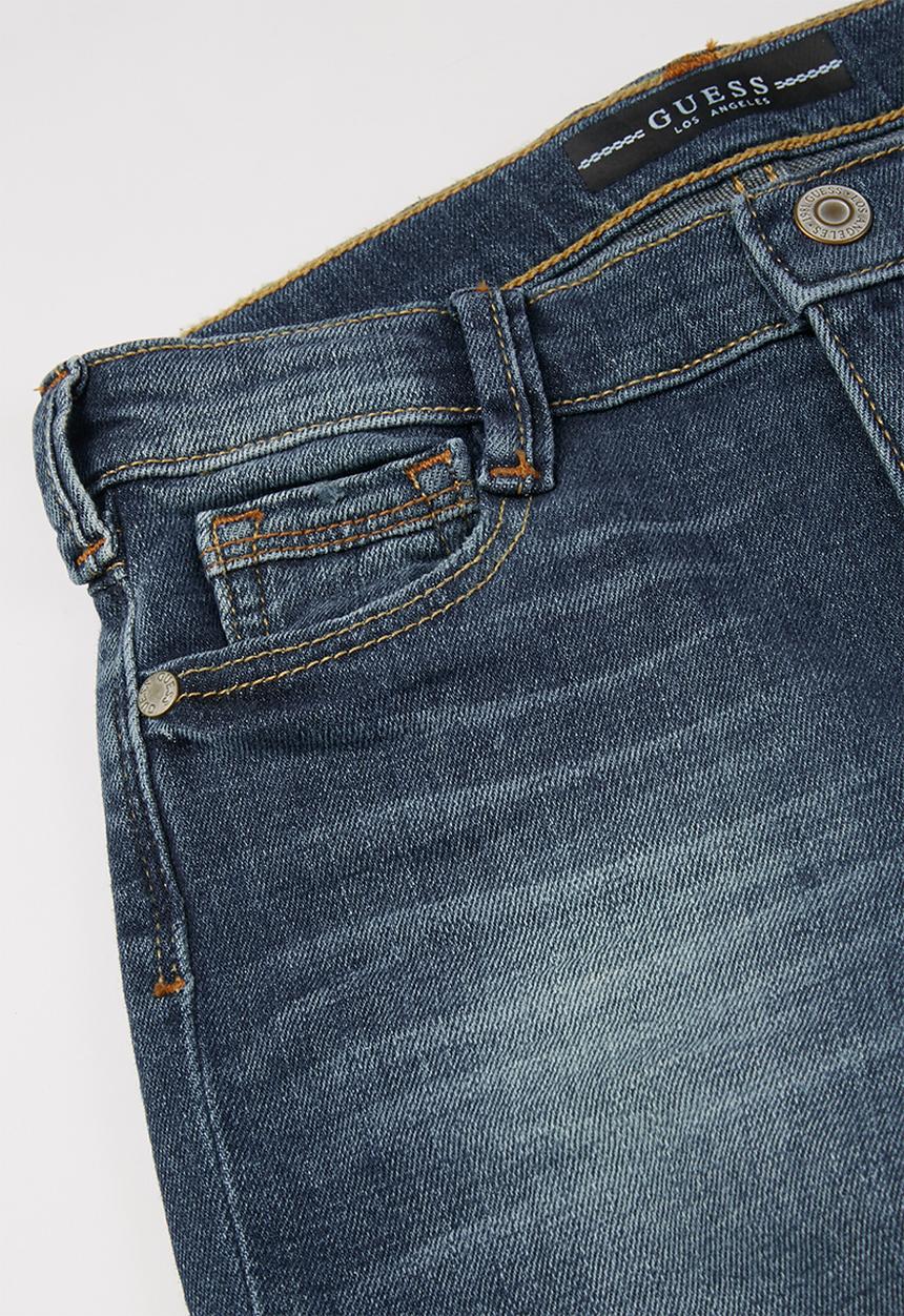 GUESS - Boys sand wash fashion skinny - indigo