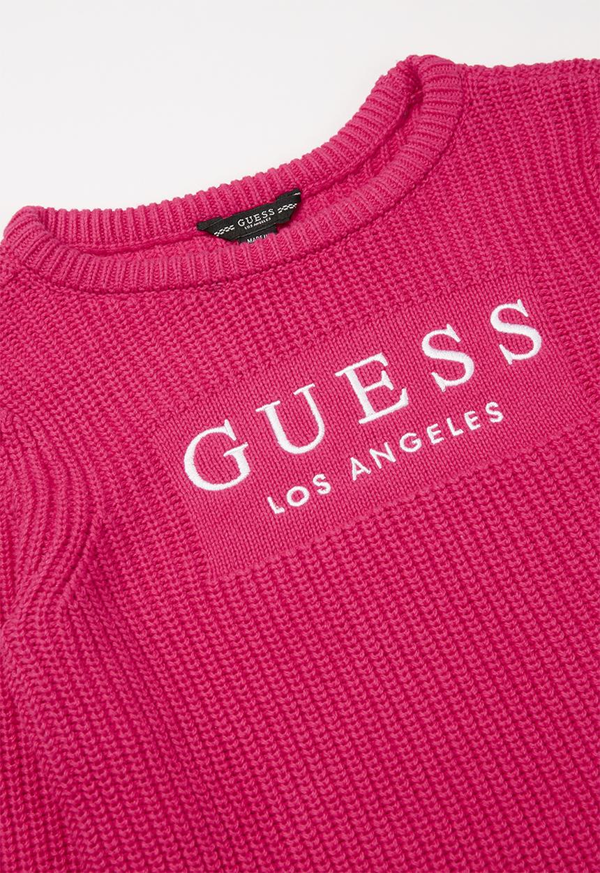 GUESS - Girls sweater - white/pink