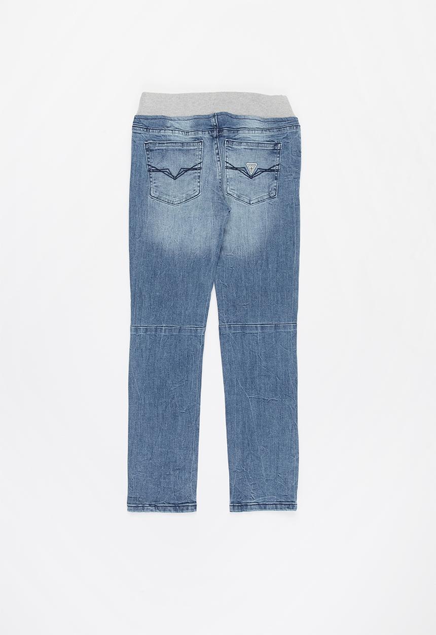 GUESS - Boys stretch denim slim pants - blue