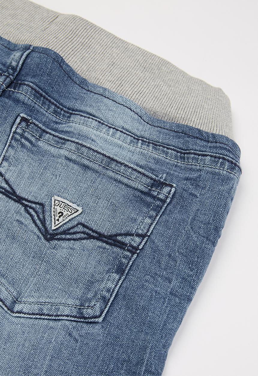 GUESS - Boys stretch denim slim pants - blue