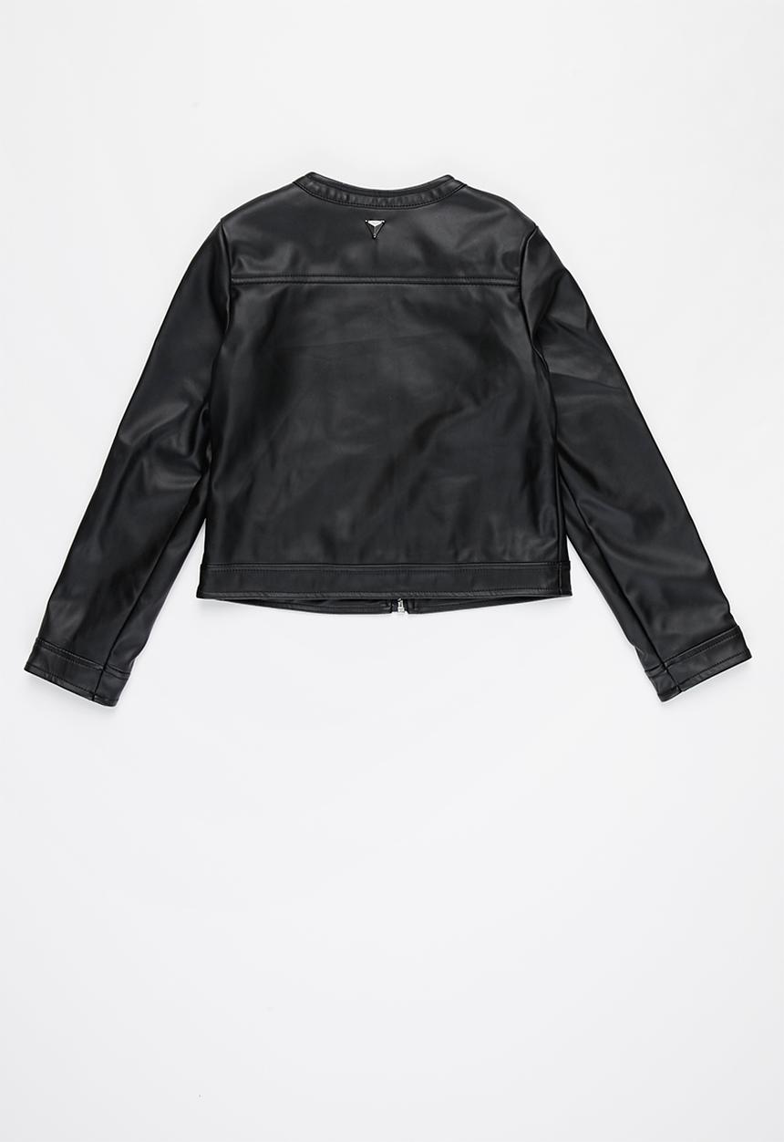 GUESS - Girls Guess pu leather jacket - black