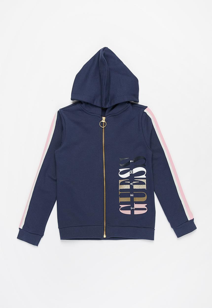 GUESS - Girls guess zip through hoodie - multi