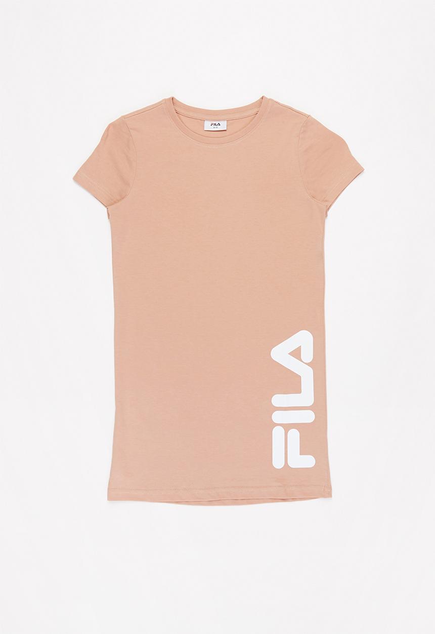 FILA - Mono deckle T-shirt dress - pink