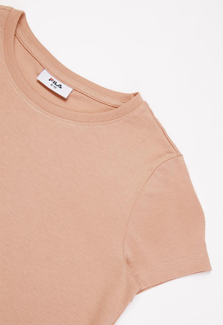 FILA - Mono deckle T-shirt dress - pink
