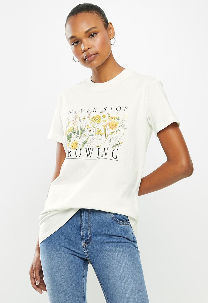Cotton On - Classic arts t shirt - neutral 