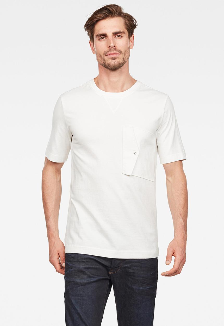 G-STAR - Korpaz pocket r t short sleeve - white