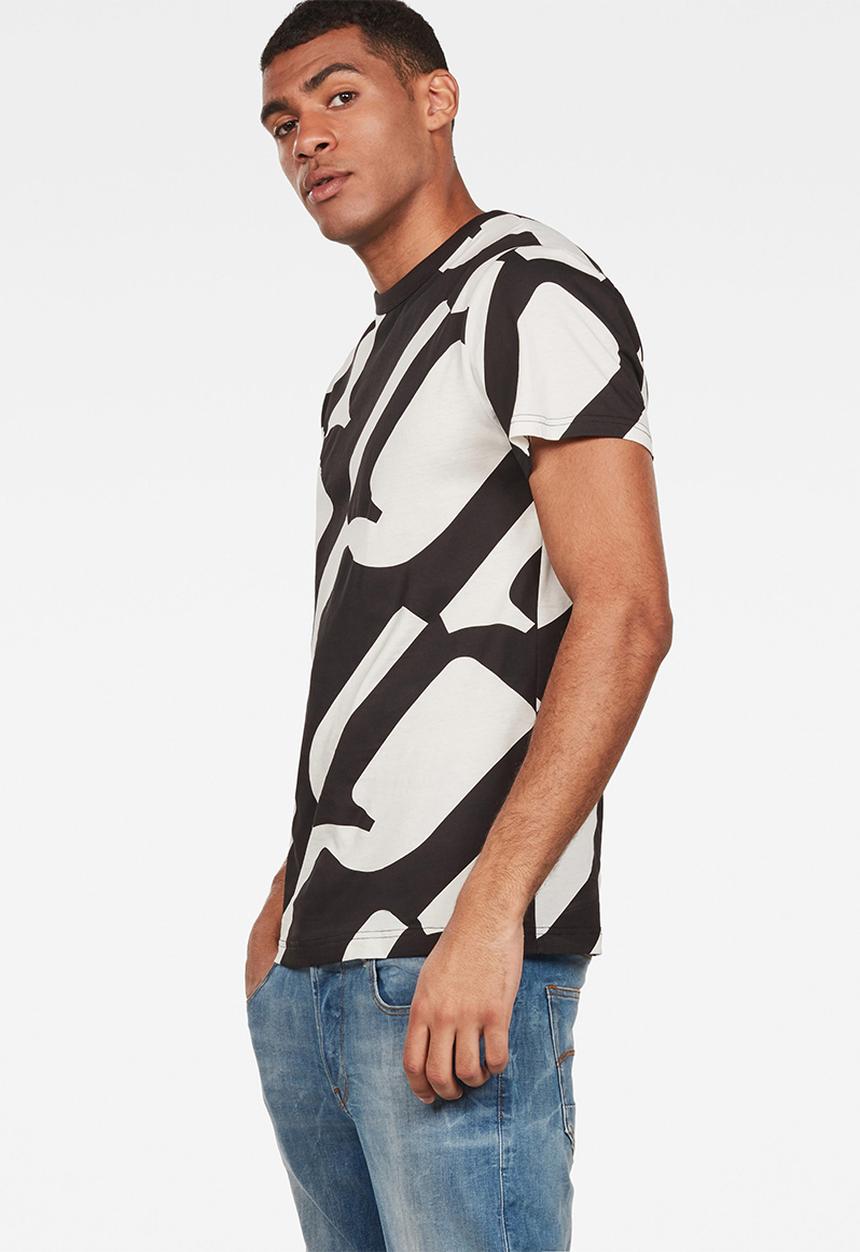 G-STAR - Hyce r t short sleeve  - black