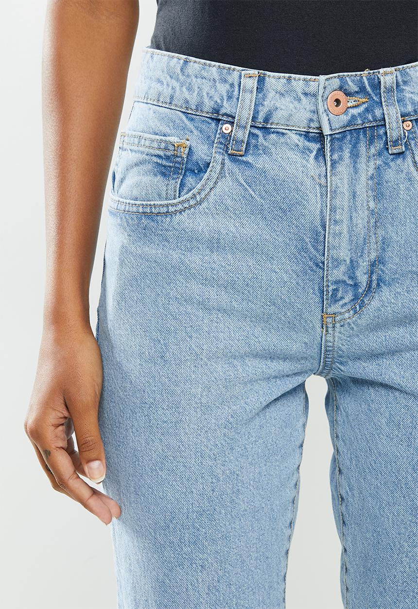 Cotton On - Mom jean -  blue