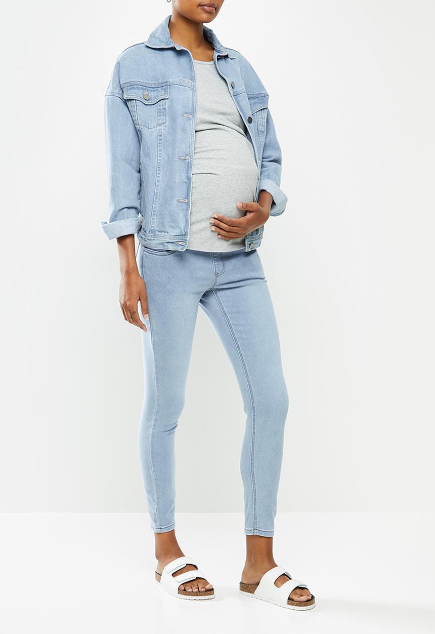 Cotton On - Maternity super stretch jean (over belly) - blue
