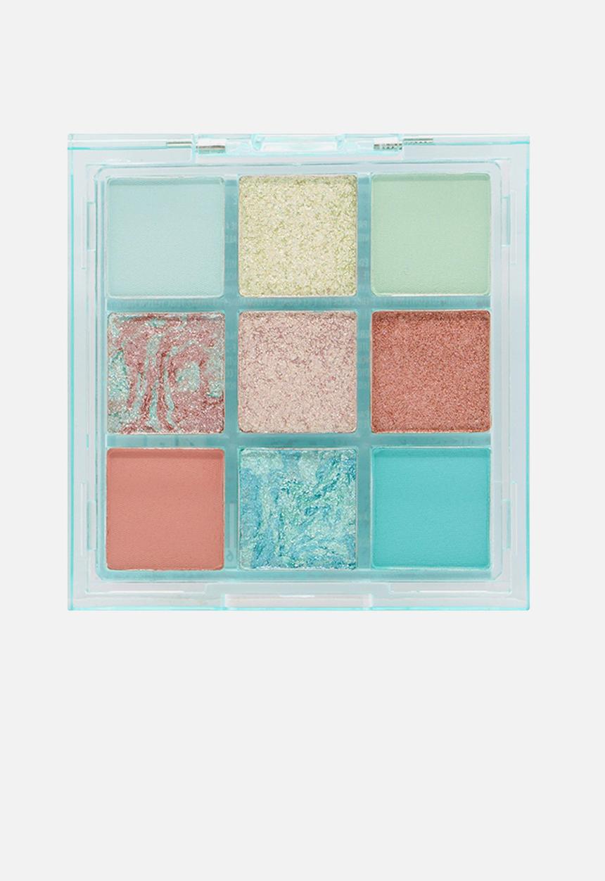 W7 Cosmetics - Soft Hues Pressed Pigment Palette - Aquamarine