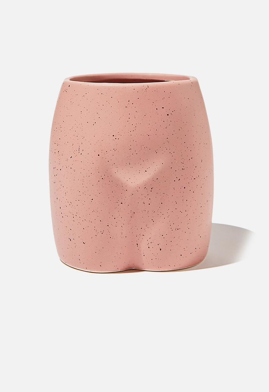 Typo - Midi shaped planter - neutral