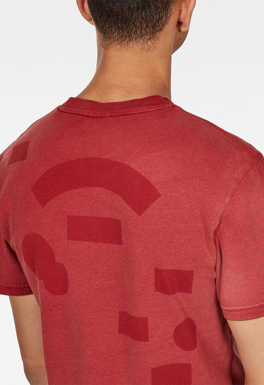 G-STAR - Cny graphic r t short sleeve  - red