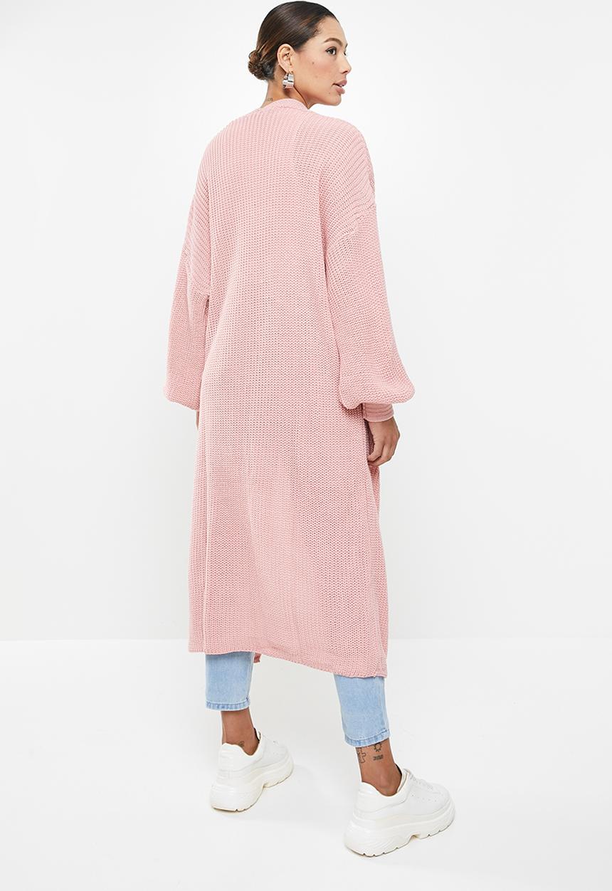 Missguided - Maxi batwing cardigan - pink