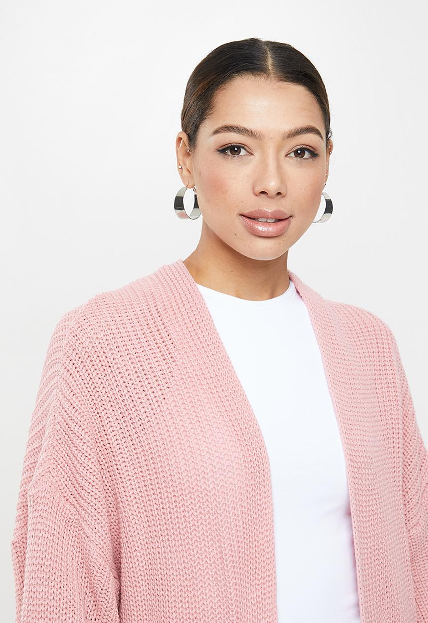 Missguided - Maxi batwing cardigan - pink