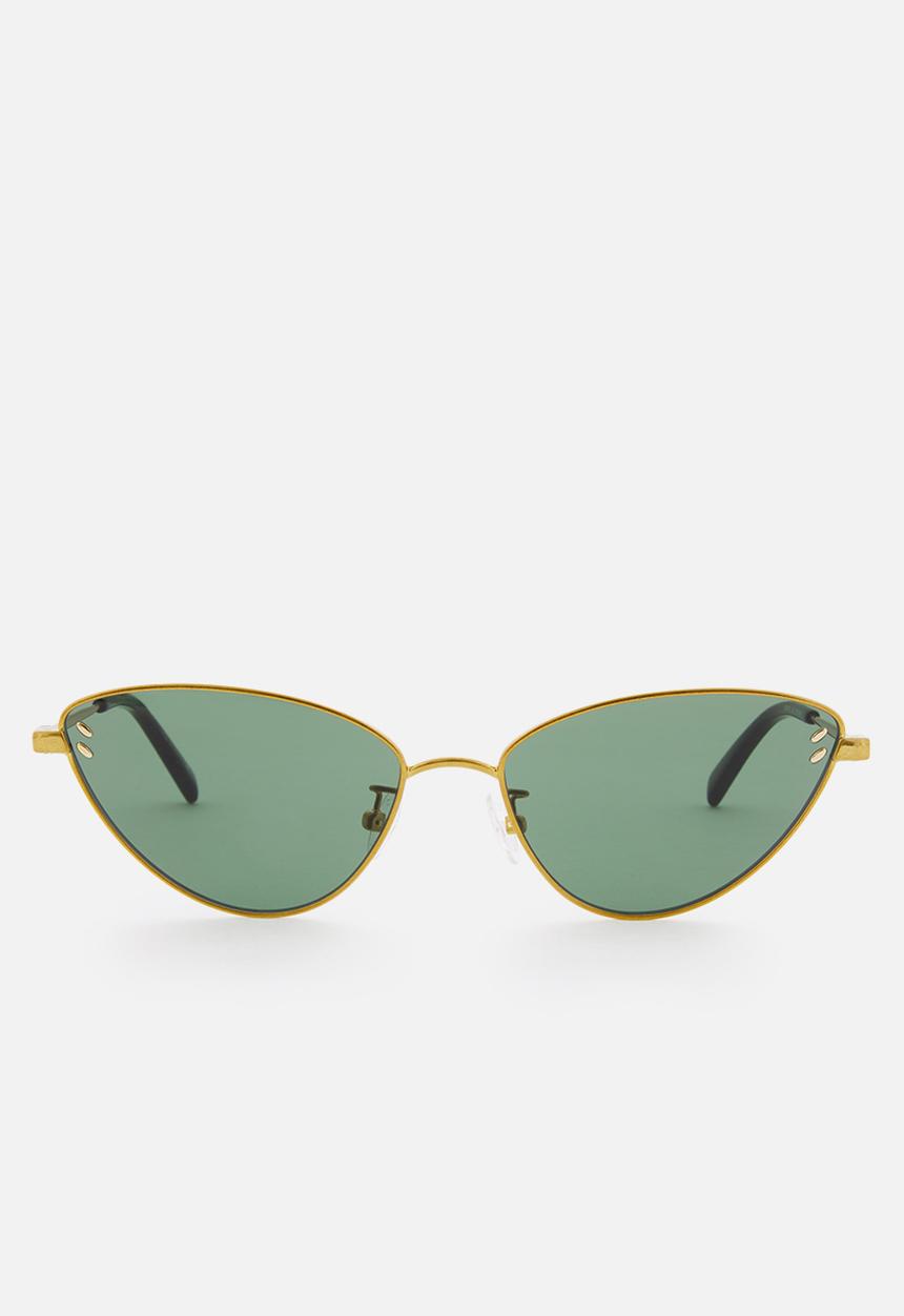 Stella McCartney - Metal frame sunglasses - green