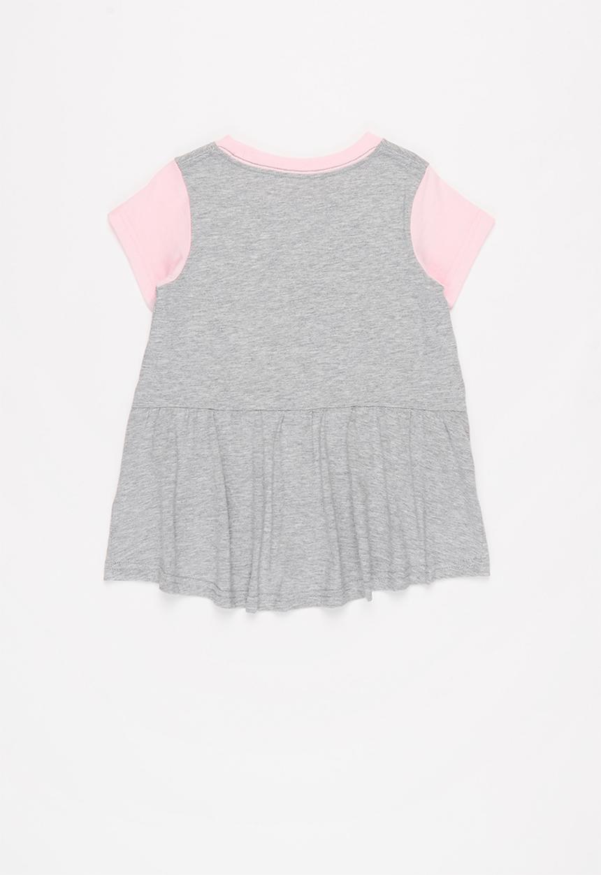 Converse - Cnvg star chev tunic capri set - grey & pink 