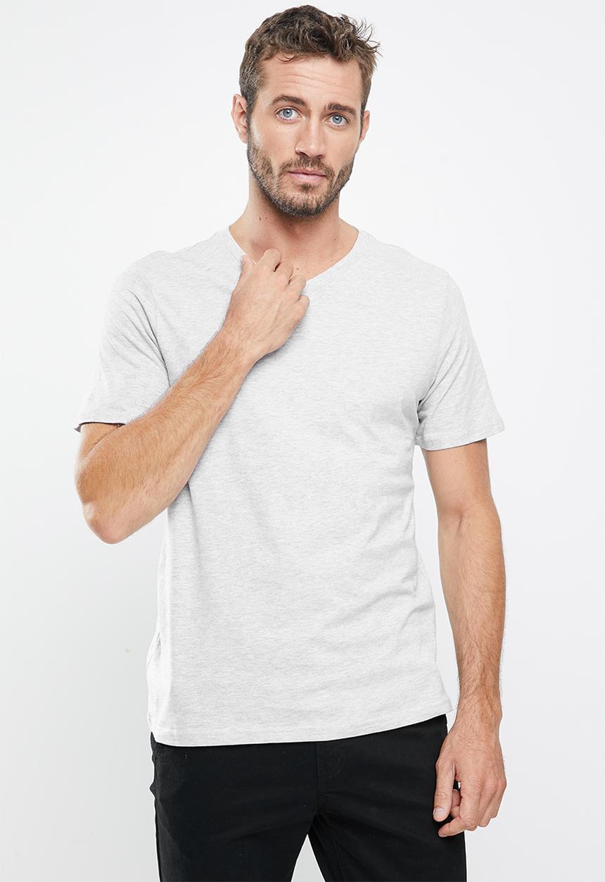 Cotton On - Mens essential vee neck tee 3 pack - multi 