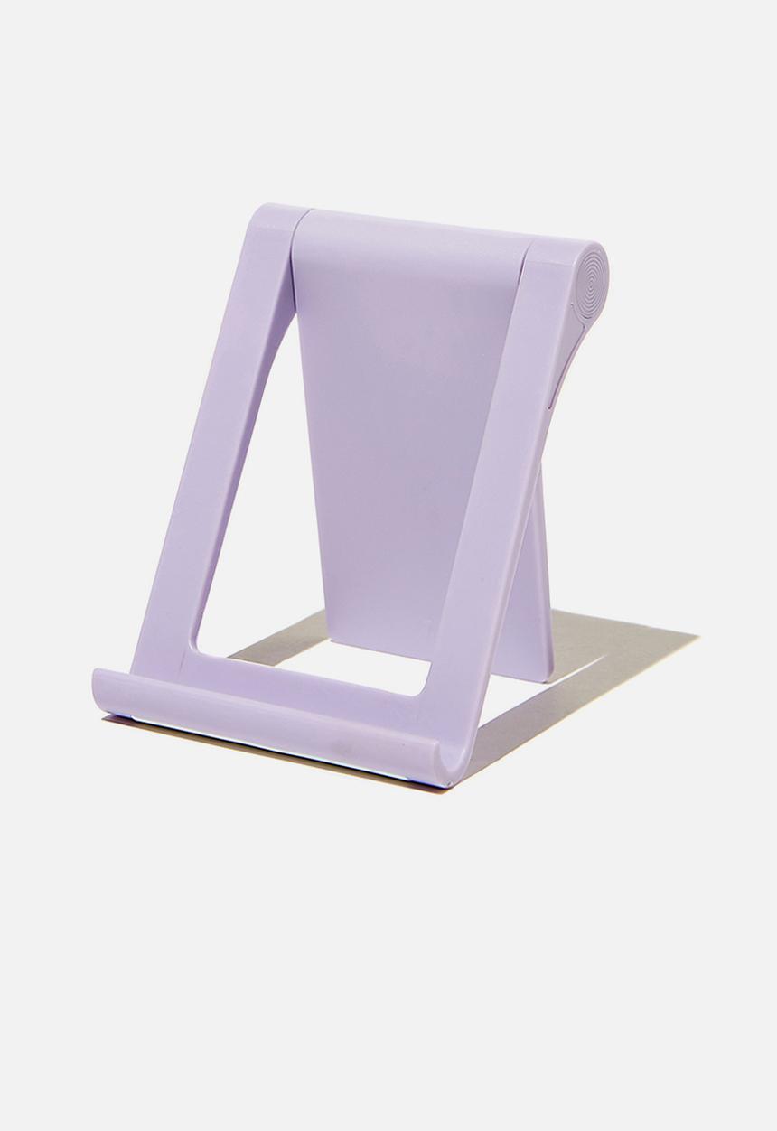 Typo - Collapsible phone stand - pale lilac