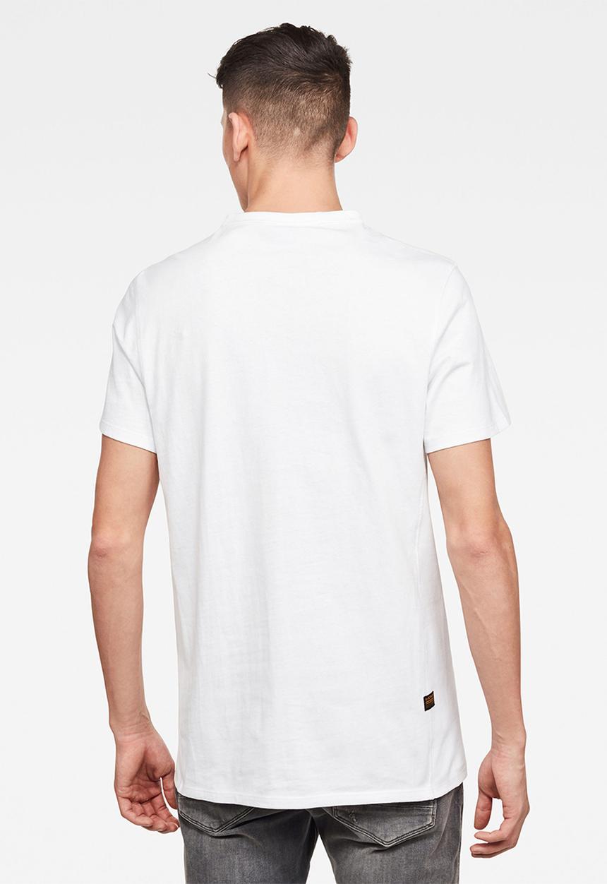 G-STAR - Premium core r t short sleeve  - white