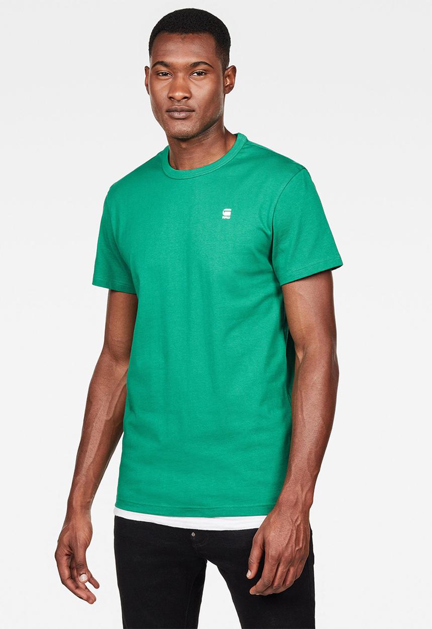 G-STAR - Straight r\t short sleeve - green