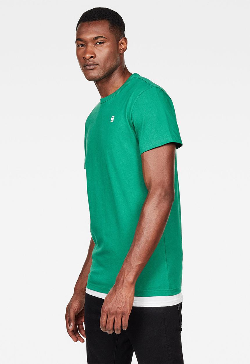 G-STAR - Straight r\t short sleeve - green