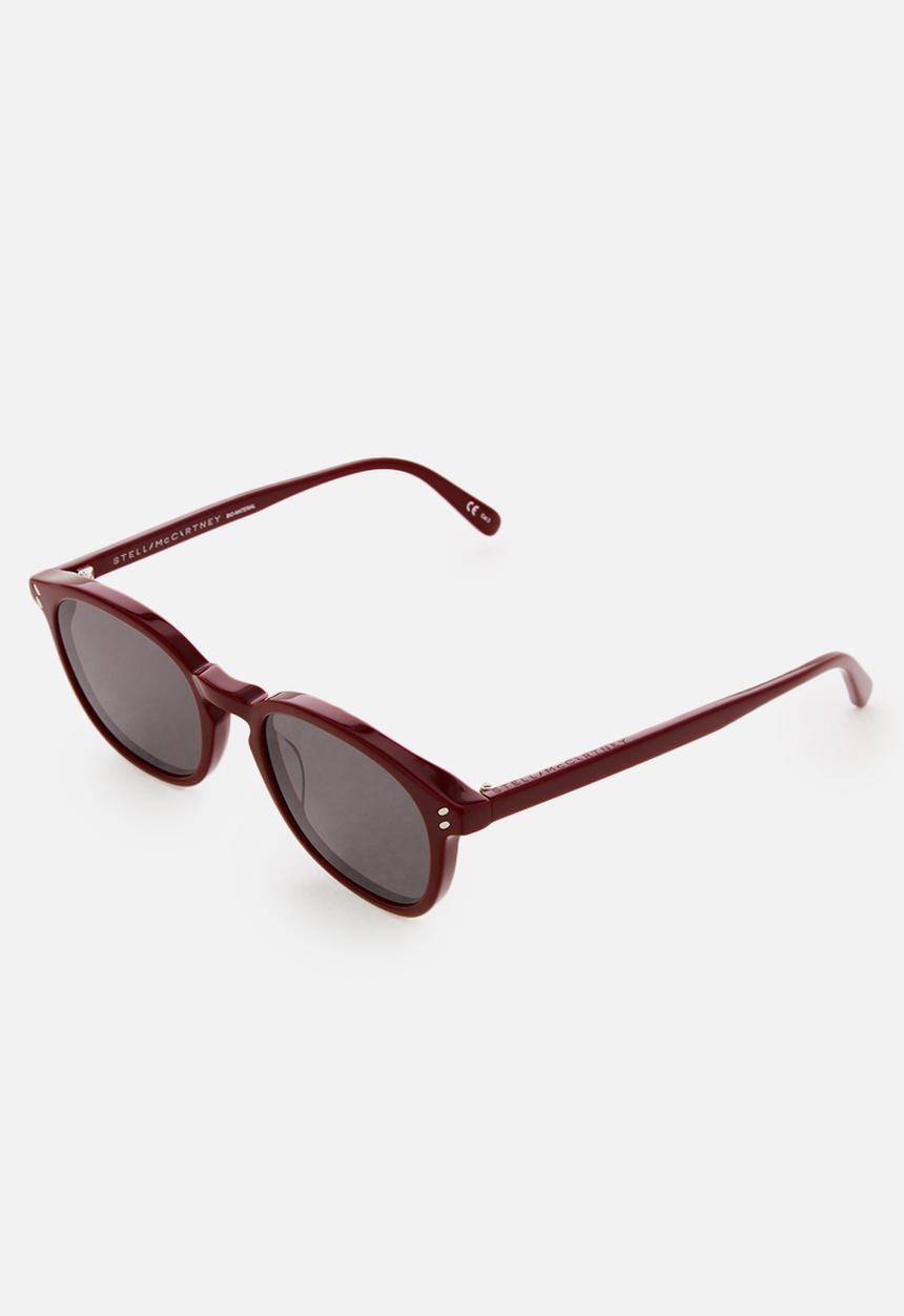 Stella McCartney - Bio acetate sunglasses - burgundy & smoke