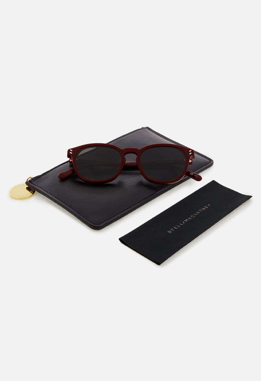 Stella McCartney - Bio acetate sunglasses - burgundy & smoke