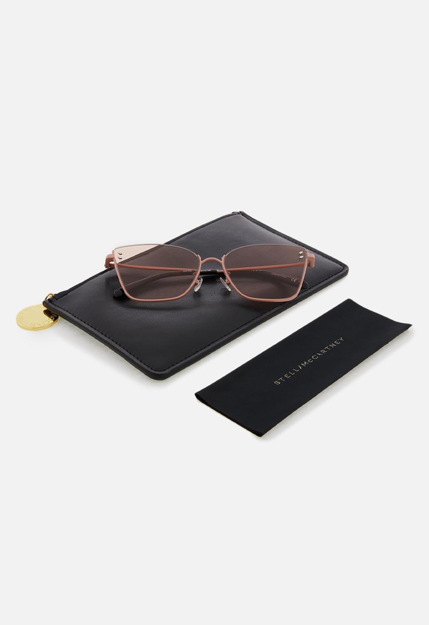 Stella McCartney - Metal frame sunglasses - pink