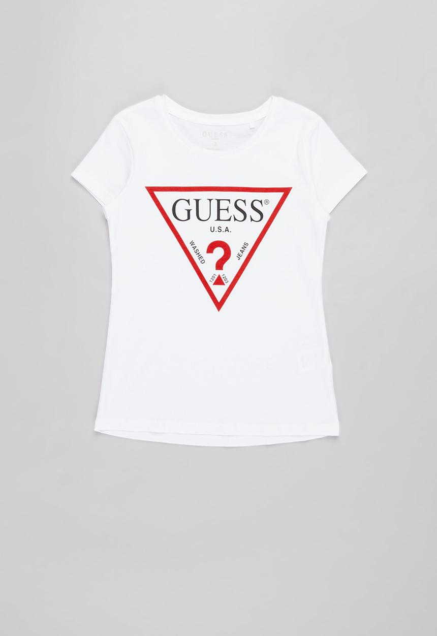 GUESS - Girls core tri tee - white