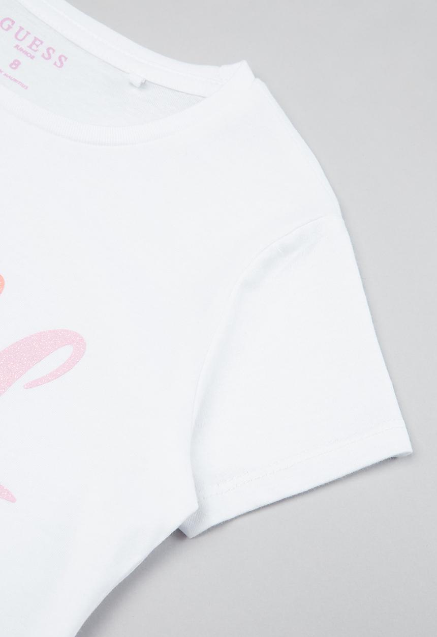 GUESS - Girls guess rainbow tee - white