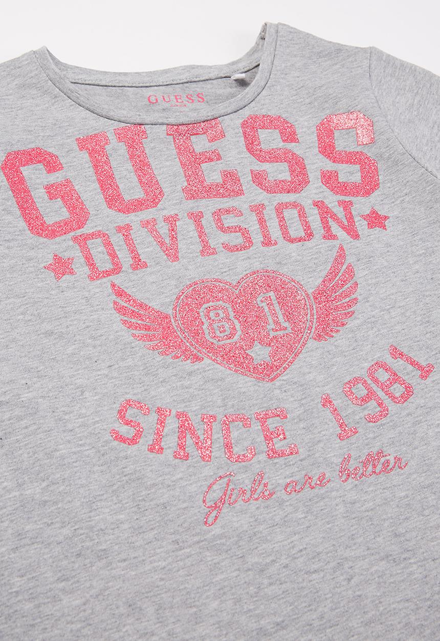 GUESS - Girls guess division tee - grey