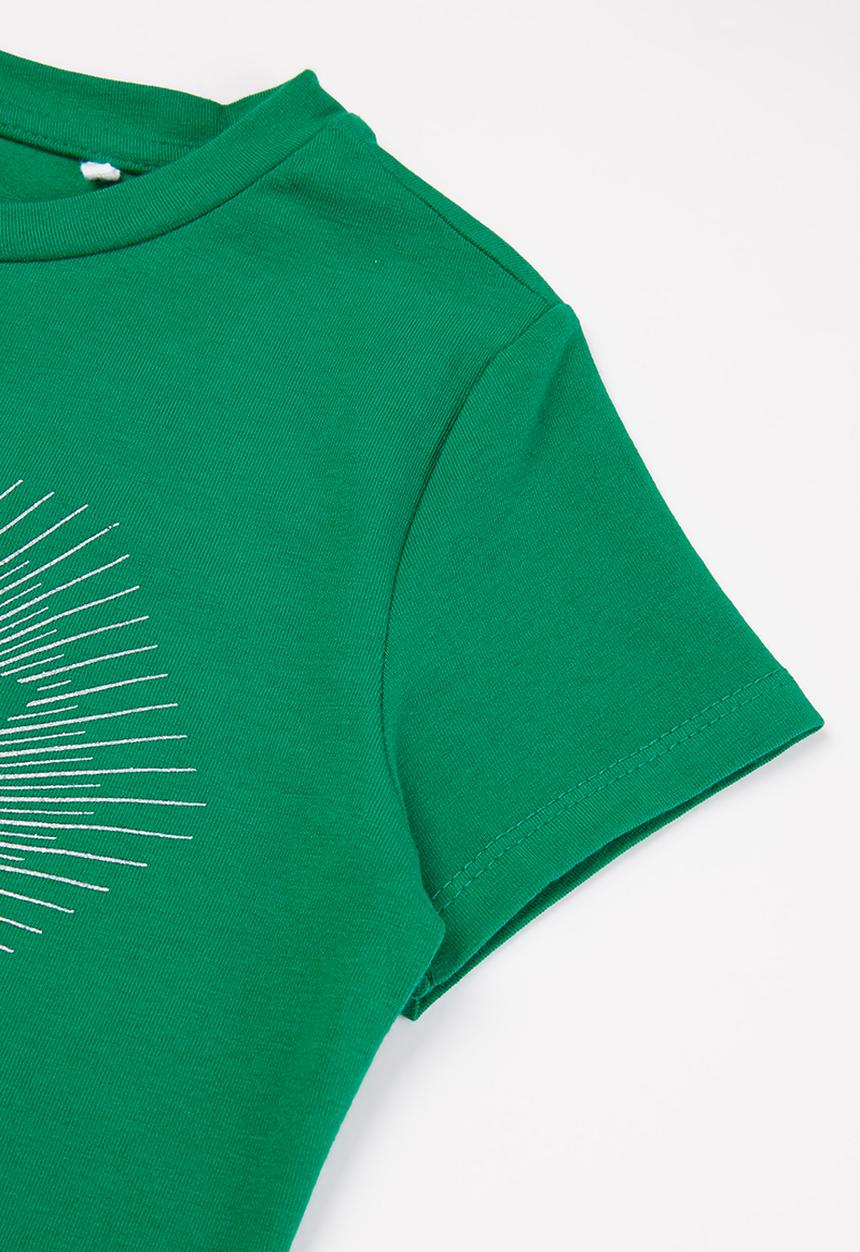 GUESS - Girls diamond logo tee - green